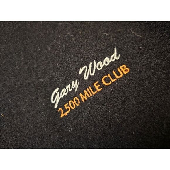 Western Express Driver Jacket Embroidered Varsity Men's L Vantage Wool/Leather - Picture 9 of 16